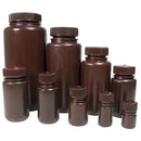 Bottle Round HDPE W/N Amber, Each - All Sizes