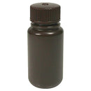 Bottle Round HDPE W/N Amber, Each - All Sizes