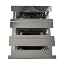 Deluxe Long Gloves Dispenser, 3-Tier , 390 x 300 x 75mm Wall Mountable, Stainless Steel, Each