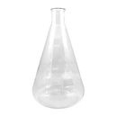 Erlenmeyer Conical Flask, 2000ml, Narrow Neck, Borosilicate Glass, European, Each
