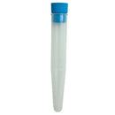 Test Tube, Conical, 10ml, 16 x 100, with Cap, Recyclable Polypropylene, 250 Per Bag