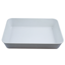 Aptaca Recyclable Plastic Trays Tanks, 400 x 300mm, 80mm Height, High Impact Polystyrene, Food and Lab Use, Each