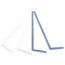 Aptaca Media Spreader L-Shaped, Recyclable Polypropylene, Gamma Sterile, White, 5 per Pack