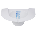 Toilet Bowel Discharge Specimen Collector, Witches Hat, Recyclable PP, Graduated 800ml, 32x21 x10.5cm, White, 100 per Carton