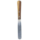 Spatula, 20 x 110mm, 220mm, Pharmacological, Flat End, with Biodegradable Wooden Handle, 38g, Stainless Steel, Each