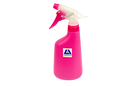 Trigger Sprayer Bottle for Alcohol and Water, 500ml, Recyclable Plastic, Pink, Each
