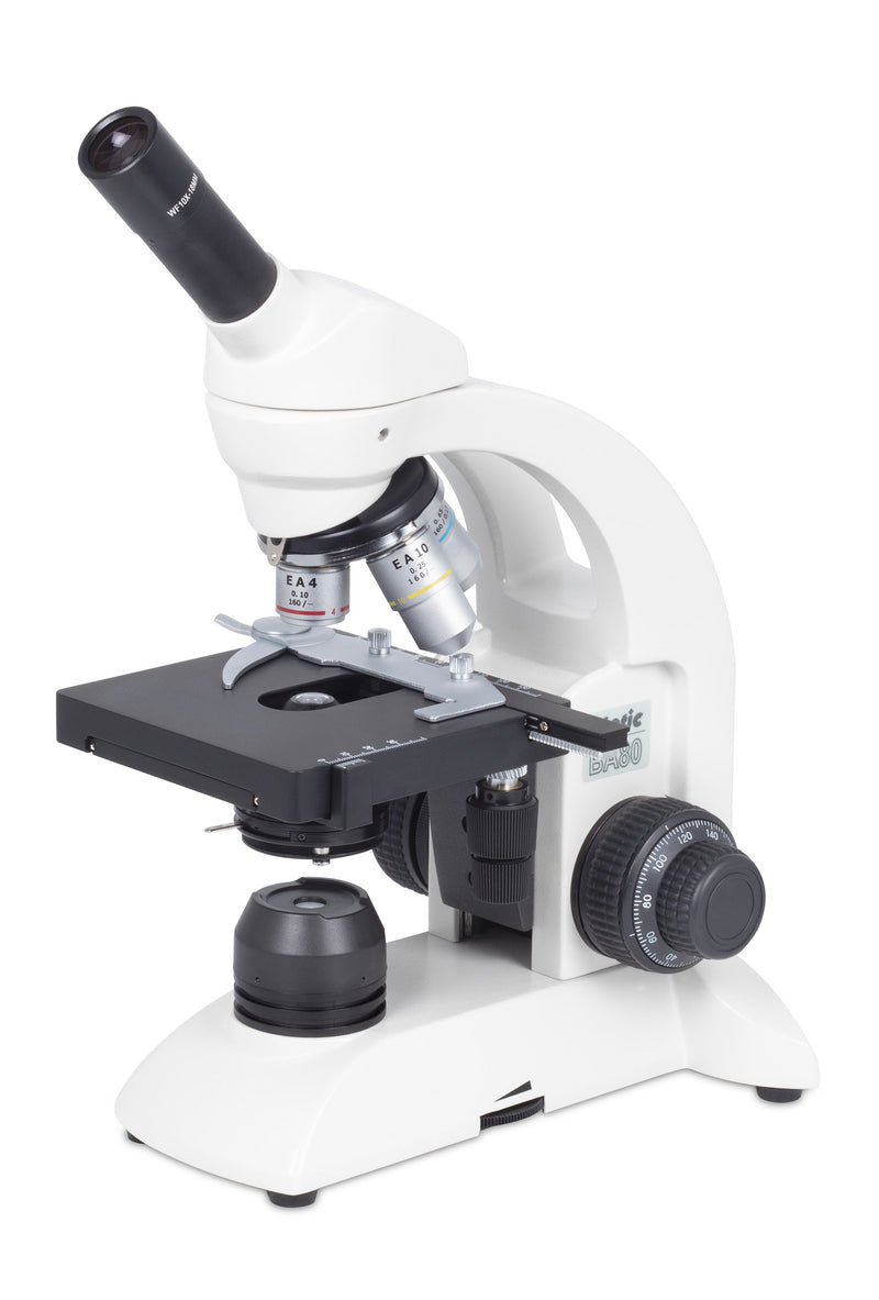Motic BA81A Mono Biological Microscope W/MECH Stage