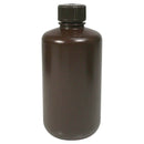Bottle Round HDPE N/N Amber, Esch - All Sizes