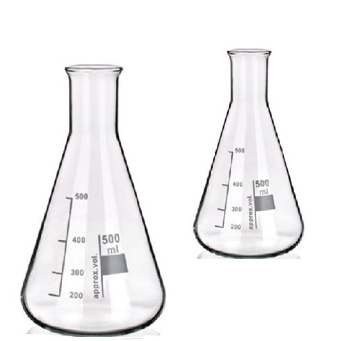 Flask Erlenmeyer, Wide Neck, Each - All Sizes