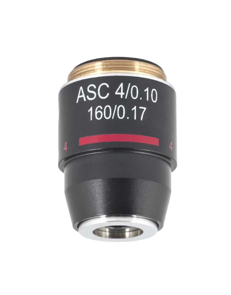Achromatic super contrast objective ASC 4X/0.10 