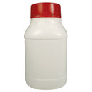 Bottle T/E Square W/N HDPE -  with PP Tamper Evident Red Cap - Each - All Sizes
