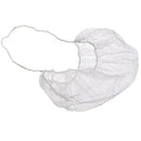 Beard Cover, Disposable, White, One Loop (behind head), 12GSM,PK100