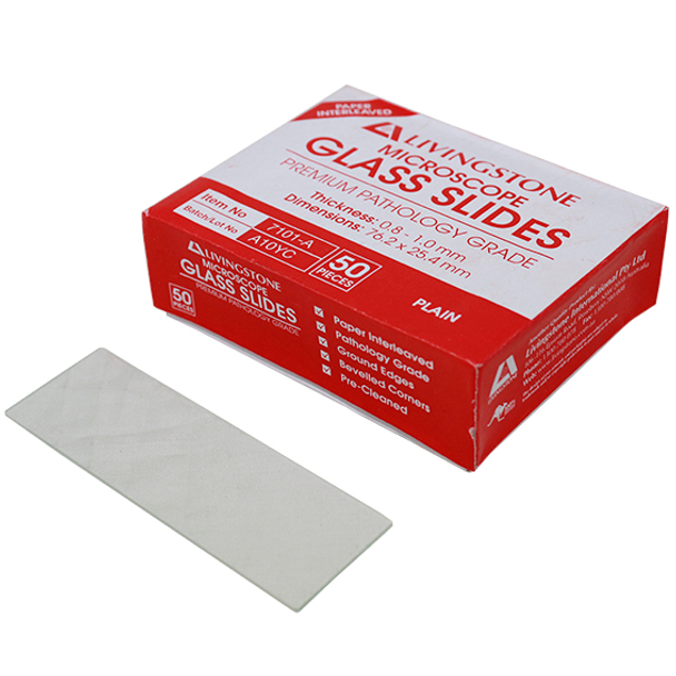 Graduated Microscope Slides Premium Pathology Grade Microscope Glass Slide, 76.2mm x 25.4mm ...