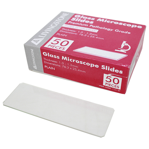 Graduated Microscope Slides Premium Pathology Grade Microscope Glass Slide, 76.2mm x 25.4mm ...