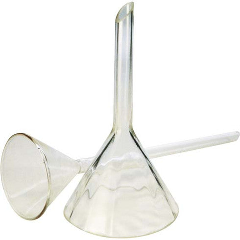 Filter Funnel, Diameter, Borosilicate Glass, Each - All Sizes