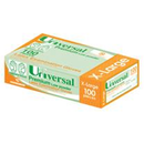 Universal Biodegradable Latex Gloves, ASTM, Low Powder, Cream Colour - All Sizes