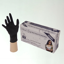 Black Grip Thick Heavy Duty Biodegradable Latex Gloves, Powder Free, Black - All Sizes