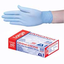 Biodegradable Latex Examination Gloves, ASTM, Low Powder, Blue Colour - All Sizes