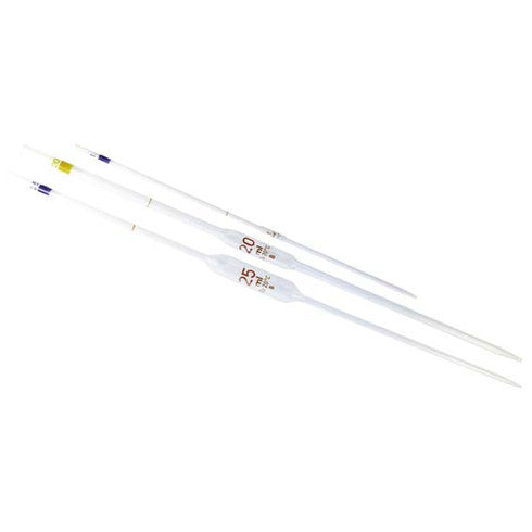 Simax Volumetric Bulb Pipette, 5ml, Class B, White, European Glass, Each