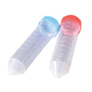Test Tube, Conical, 50ml, 30 x 115 mm, with Screw Cap, Recyclable Polypropylene, 500 Per Box