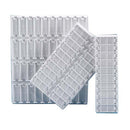 Slide Tray Polyvinyl Chloride (PVC) White 340x190mm., 20 Positions Horizontal