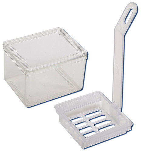 Staining Rack with Handle for 20 Slides, Polypropylene, 26 x 76mm, Each (To use with item No. A13091)