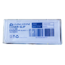 Microscope Cover Slip, 22 x 22mm, No. 1, 0.13-0.16mm Thickness, Borosilicate 3.3 Glass, 100 per Pack, 10 Packs per Box