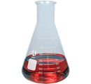 GLASS ERLENMEYER FLASKS, CONICAL MEASURING FLASK, White Graduation, 22T x 42B x 70H (mm), 25ml