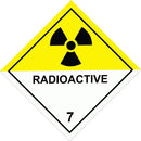 Safety Stickers, Class 7, Radioactive, 250 pc/Roll