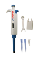 Liv-Pipettor Adjustable and Fixed Volume, 100-1000ul, 5ul Division, 0.70 Percent Accuracy, 0.25 Percent Imprecision, Autoclavable, Each