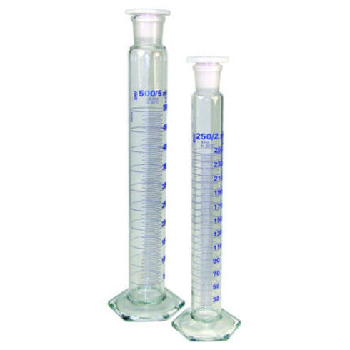 Cylinder Measuring Stoppered, Each - All Sizes