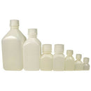 Bottle Square - Narrow Neck -  HDPE - Each - All Sizes