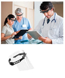 Reusable Medical Dental Face Shields for protect face and eyes, Made of PETG, Black, Proudly Made in Australia