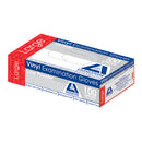 Vinyl Examination Gloves, Recyclable, 6.5g, Low Powder, Large, Clear, 100 per Box, 1,000 per Carton