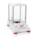 Ohaus Pioneer Analytical Balance, 220 Grams Capacity, 0.0001 Grams Readability, 90(D)mm Stainless Steel Pan, Incal - Semi Automatic, Each