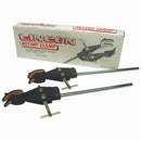 Lincon Retort Clamp, 4-Prong Cork Insulated, Cast Iron Rod, 2 Per Box