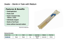 Swab Transport (Media), 13 x 150mm (Tube), Sterile (individually wrapped peel pack), PK100