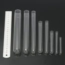 Test Tubes Glass 25*200mm Laboratory Chemistry Borosilicate Glass Culture, 50pcs