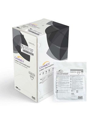 GAMMEX Latex DermaShield Powder-Free Surgical Glove Size 7.5 (pair)