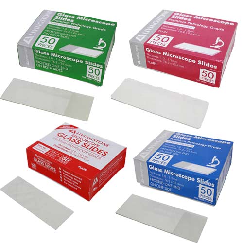 Graduated Microscope Slides Premium Pathology Grade Microscope Glass Slide, 76.2mm x 25.4mm ...